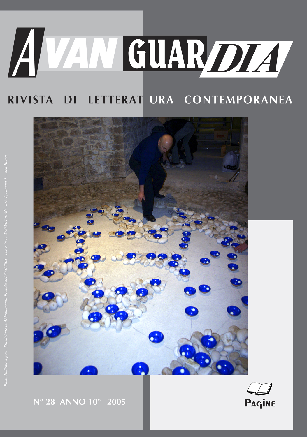 Ignazio Gadaleta, Gadaleta. La pittura oltre la pittura, in “Avanguardia”, n° 28, anno 10°, Roma, 2005, copertina e pp. 59-67