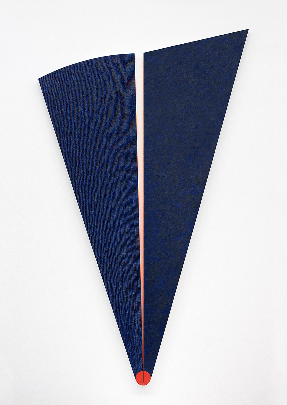 Ignazio Gadaleta, Virtuali (da e per la Jonica), 1998, olio su tavola, 205 x 120 x 5 cm
